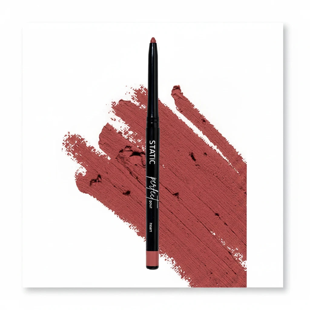 Static perfect pout lip liner HEART