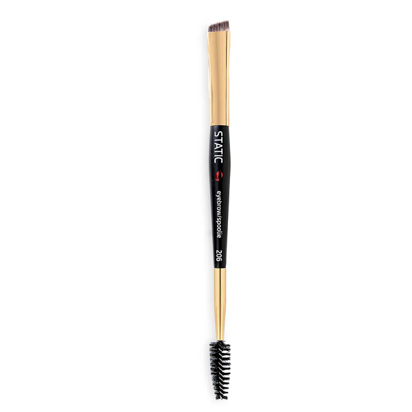 STATIC Dual Ended Eyebrow Brush 206