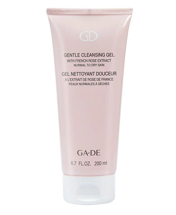 GADE Gentle Cleansing Gel w/ French Rose Extract Normal to Dry Skin